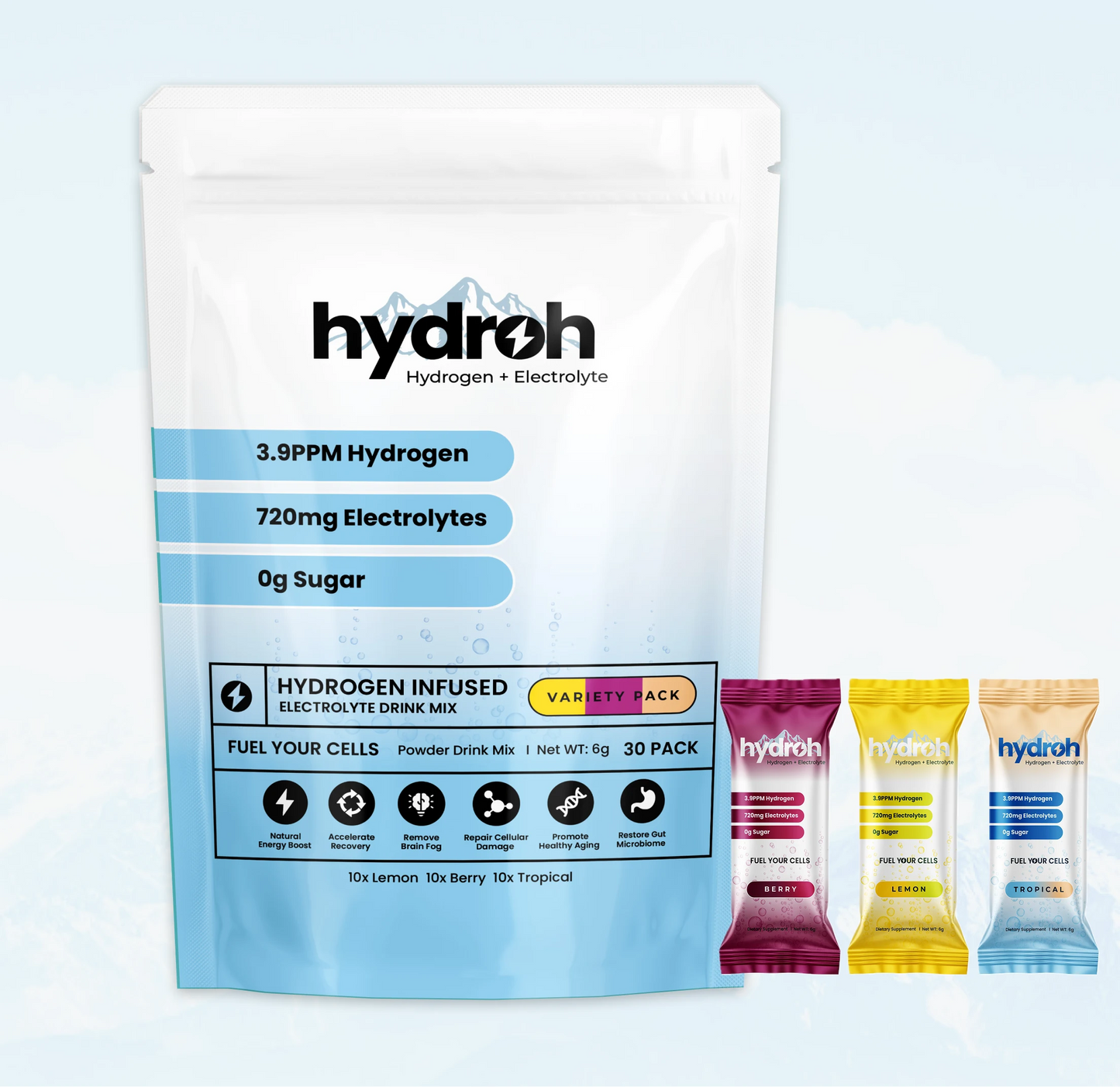Hydrogen + Electrolytes Mix